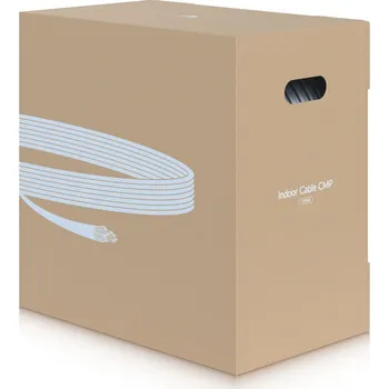 Síťový kabel Ubiquiti UACC-Cable-C6A-CMP, UniFi vnitřní kabel Cat6A CMR, 305m
