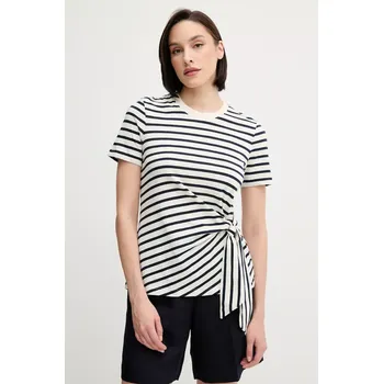 Pánské oblečení Bavlněné tričko Tommy Hilfiger WW0WW44559 béžová 01X, vel. L