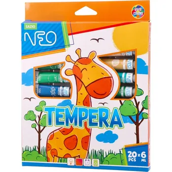 Neo Fantasy temperové barvy 6 ml / sada 20 ks