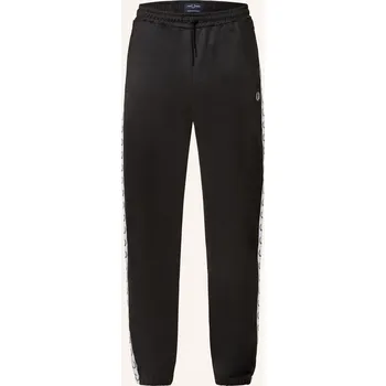 Fred Perry Pánské Sportovní Kalhoty S Galonovými Pruhy, černá...