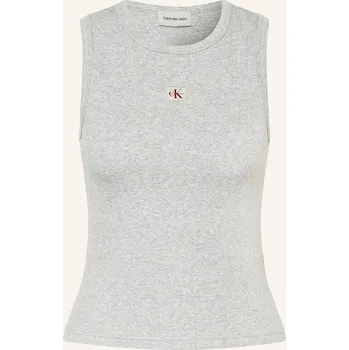 Calvin Klein Jeans Dámský Top, šedá, 38
