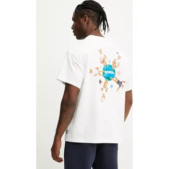 Pánské tričko Bavlněné tričko Puma Spicy Dylan 630671 bílá 00X, vel. S