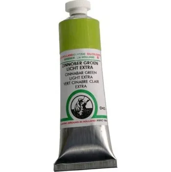 Olejová barva Olejová barva Old Holland D43 Cinnabar green light extra 125 ml