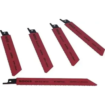 Pilový plátek Ostří do pily ocasky bi-metal, kov, 10 tpi x 152 mm, 5ks ROOKS (OK-03.4512)