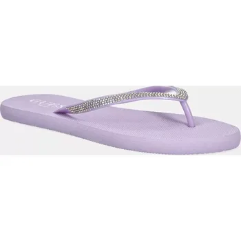 Dámské žabky Žabky Guess FLIP FLOP RHINESTONE E5GZ05.BB00F.A405 fialová 04X, EUR 35/36