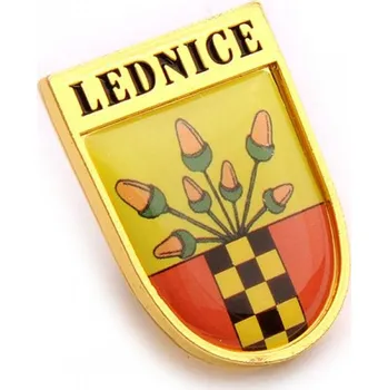 Odznak (pins) Lednice 2x1,5 cm - barevný