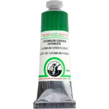 Olejová barva Olejová barva Old Holland D45 Cadmium Green Deep 40 ml