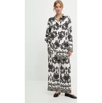 Dámské kalhoty Košile a kalhoty Answear.LAB dámská, černá barva 70290b.fos 99X, vel. S/M