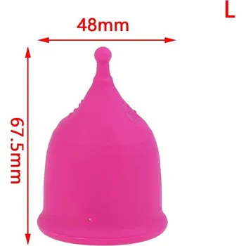 Menstruační kalíšek Menstruační kalíšek pro ženy skládací | menstruační pomůcka, dámská hygiena - růže L