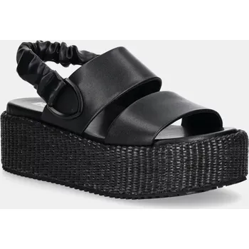 Dámské sandále Sandály Blauer OPAL dámské, černá barva, na platformě, S5OPAL04 S5OPAL04.RAF 99X, EUR 38