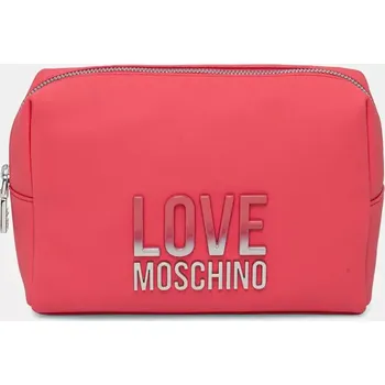 Kosmetická taška Kosmetická taška Love Moschino růžová barva, JC5314PP0MKD0615 42X, vel. ONE SIZE