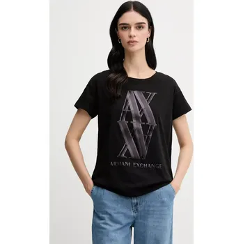 Pánské tričko Bavlněné tričko Armani Exchange černá barva, XW000515 AF10359 XW000515.AF10359 99X, vel. XS