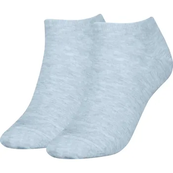 Dámské ponožky Tommy Hilfiger TH WOMEN SNEAKER 2P LIGHT BLUE MELANGE 343024001 046 35-38 Velikost: 39-42