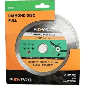 Řezný kotouč Kotouč diamantový plný Ø 180 x 22.2 mm, ENPRO