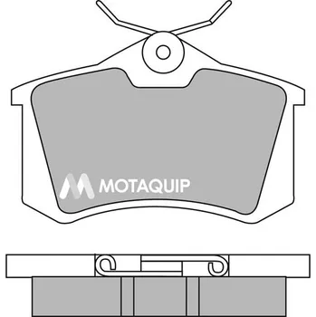Brzdová destička Sada brzdových destiček, vždy 4 kusy v sadě MOTAQUIP LVXL257