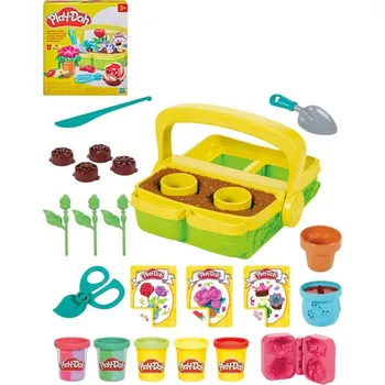 modelína a plastelína Hasbro PLAY-DOH Kvetoucí květiny kreativní set modelína s nástroji