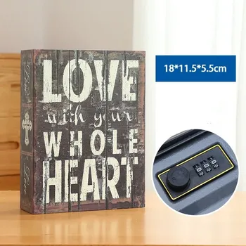 Trezor Bezpečnostní tajný trezor kniha | úložný box, pokladnička kniha 4 ks - Styl 4