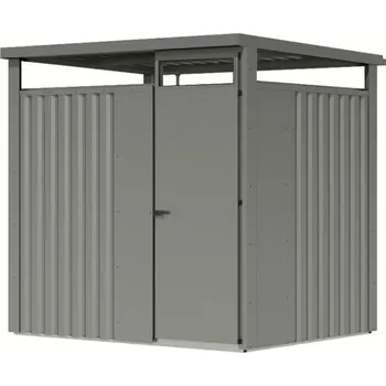 Zahradní domek KARIBU HOLZTECHNIK plechový domek KARIBU OSTEN 1,5 (12507) šedý LG4465