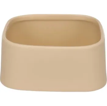 Miska pro psa Miska keramická FLAMINGO Zara čtvercová béžová 15cm (900ml)