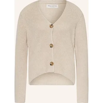 Dámský svetr Marc O'polo Dámský Pletený Kardigan, světle hnědá, 36
