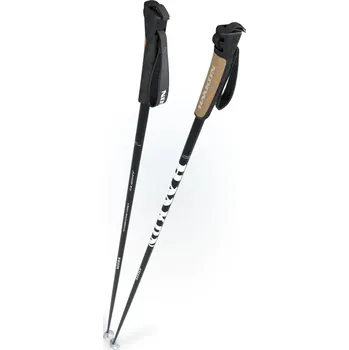 Sjezdová hůlka HAAKON Běžecké hole HAAKON Junior 130cm ČERNÁ