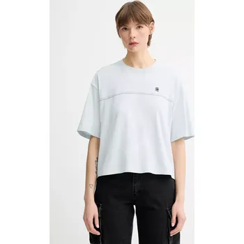 Pánské tričko Bavlněné tričko G-Star dámské, modrá barva, D26134-336 D26134.336 50X, vel. S