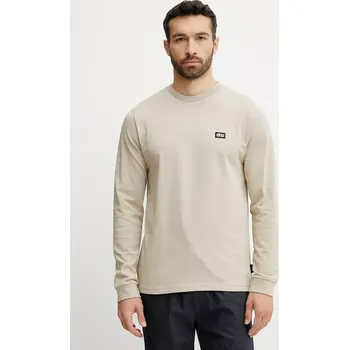 Pánské tričko Bavlněné tričko s dlouhým rukávem Picture Sican béžová barva, MTS1212 80X, vel. L