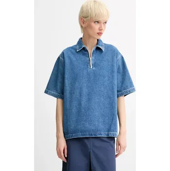 Dámská halenka Džínová blůza Sunnei RTWXTOP008 modrá 55J, vel. XS