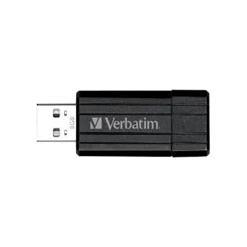 USB flash disk 8GB USB Flash 2.0 PinStripe Bk VERBATIM