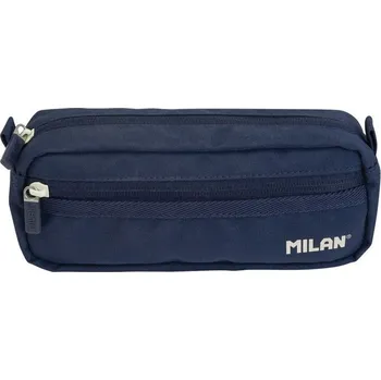 Penál Pouzdro na pera MILAN 2-zipové - série 1918 modré