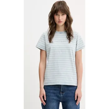 Dámské tričko Tričko Guess Jeans dámské, modrá barva, W5GI16 KCTF1 W5GI16.KCTF1 05A, vel. M