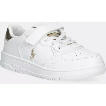 Chlapecké tenisky Dětské sneakers boty Polo Ralph Lauren MASTERS COURT PS bílá barva, RL01196100 00X, EUR 22