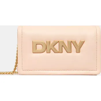 Kabelka Kožená kabelka Dkny béžová barva, R44GKB74 02X, vel. ONE SIZE