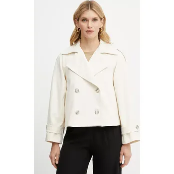 Dámský kabát Trenčkot ze lněné směsi Marella ORLO 2513081015 béžová 01X, vel. 36