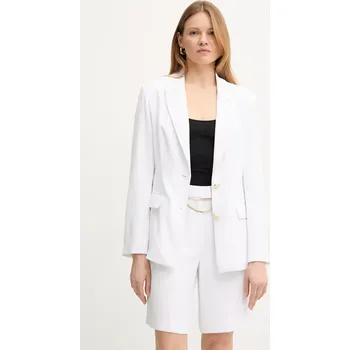 Dámské sako Sako Fracomina bílá barva, FS25SJ3002W47601 00X, vel. XS