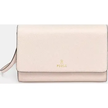 Kabelka Kožená kabelka Furla růžová barva, WE00675.ARE000.0496S1007 03X, vel. ONE SIZE