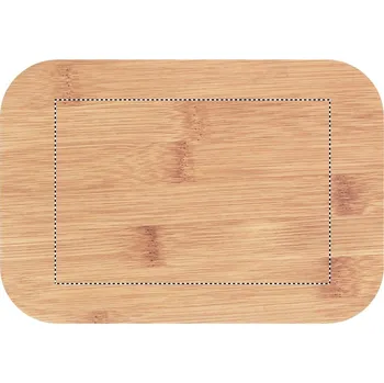 Svačinový box Obědová krabička s bambusem Sítotisk (max. 3 barvy, 100x149mm) 3 barvy 500 LID