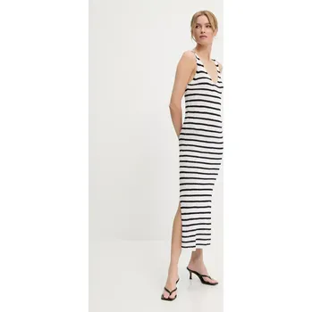 Dámské šaty Šaty Answear.LAB bílá barva, maxi, přiléhavé LKD.125GRECIA.ums 00X, vel. L