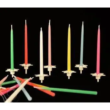 Dortová svíčka Dortisimo Svíčka tenká modrá 8 cm (100 ks)