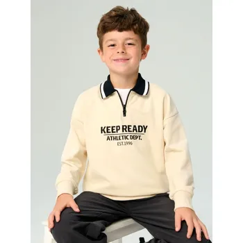 Chlapecké oblečení Sinsay - Mikina - krémová - 350FC-01X - 350FC-01X-116