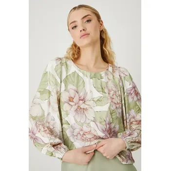 Dámská halenka Halenka Medicine dámská, bílá barva, vzorovaná RS25.BDD910 00B, vel. XL