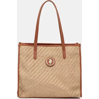 Kabelka Kabelka U.S. Polo Assn. Pool béžová barva, BEU2P8696WJT 80X, vel. ONE SIZE