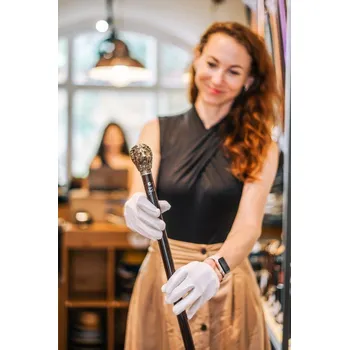 Vycházková hůl Fayet Lion bronze s čepelí