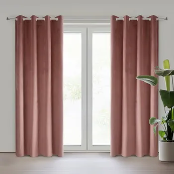 Závěs ArtFir Závěs PIERRE K | tmavě růžová 140 x 250 cm