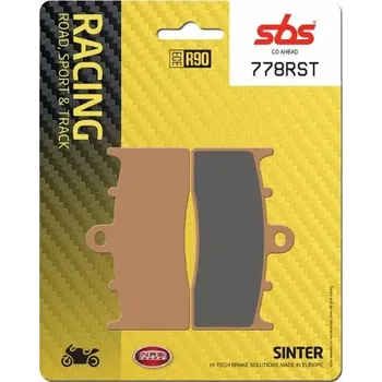 Brzda pro motocykl SBS Friction - Dánsko 778RST sintrované závodní brzdové destičky SBS