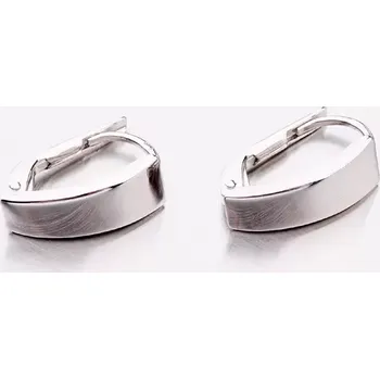 Náušnice Dámské náušnice bílé zlato 585 bez kamene 12-589