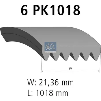 ozubený klínový řemen DT Spare Parts 5.41548