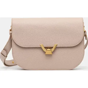 Kabelka Kožená kabelka Coccinelle béžová barva E1.QTF.15.01.01 24X, vel. ONE SIZE