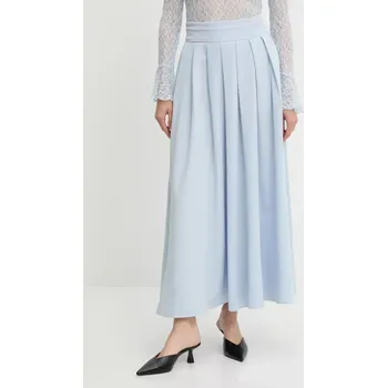 Dámská sukně Sukně Answear.LAB modrá barva, maxi, áčková 575.HLK 55X, vel. L