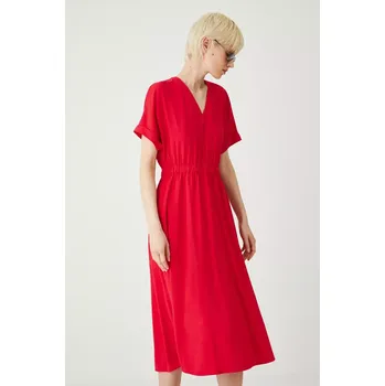 Dámské šaty Šaty s příměsí lnu Medicine RS25.SUD0A1 červená 33X, vel. M
